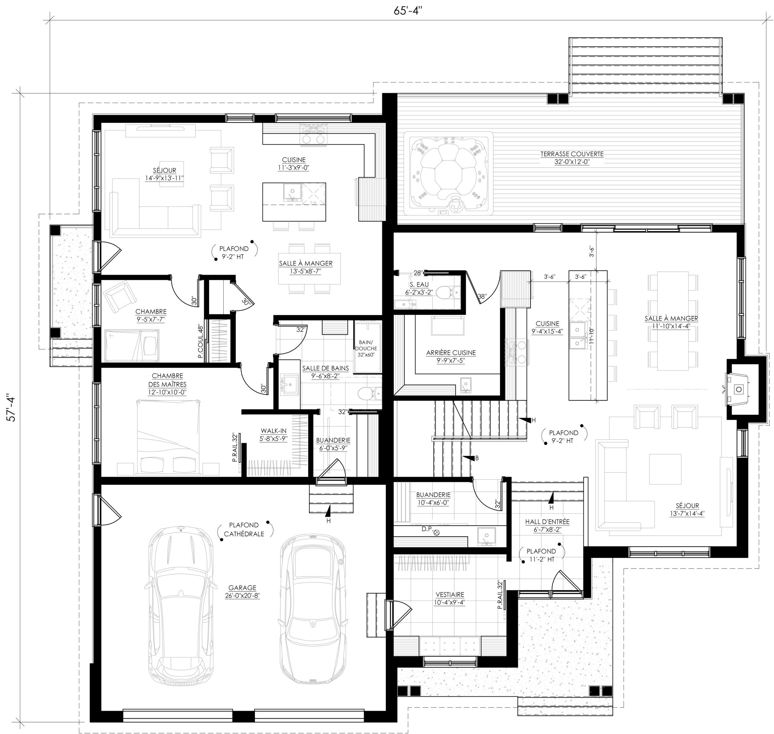 Plan du Rez-De-Chaussée