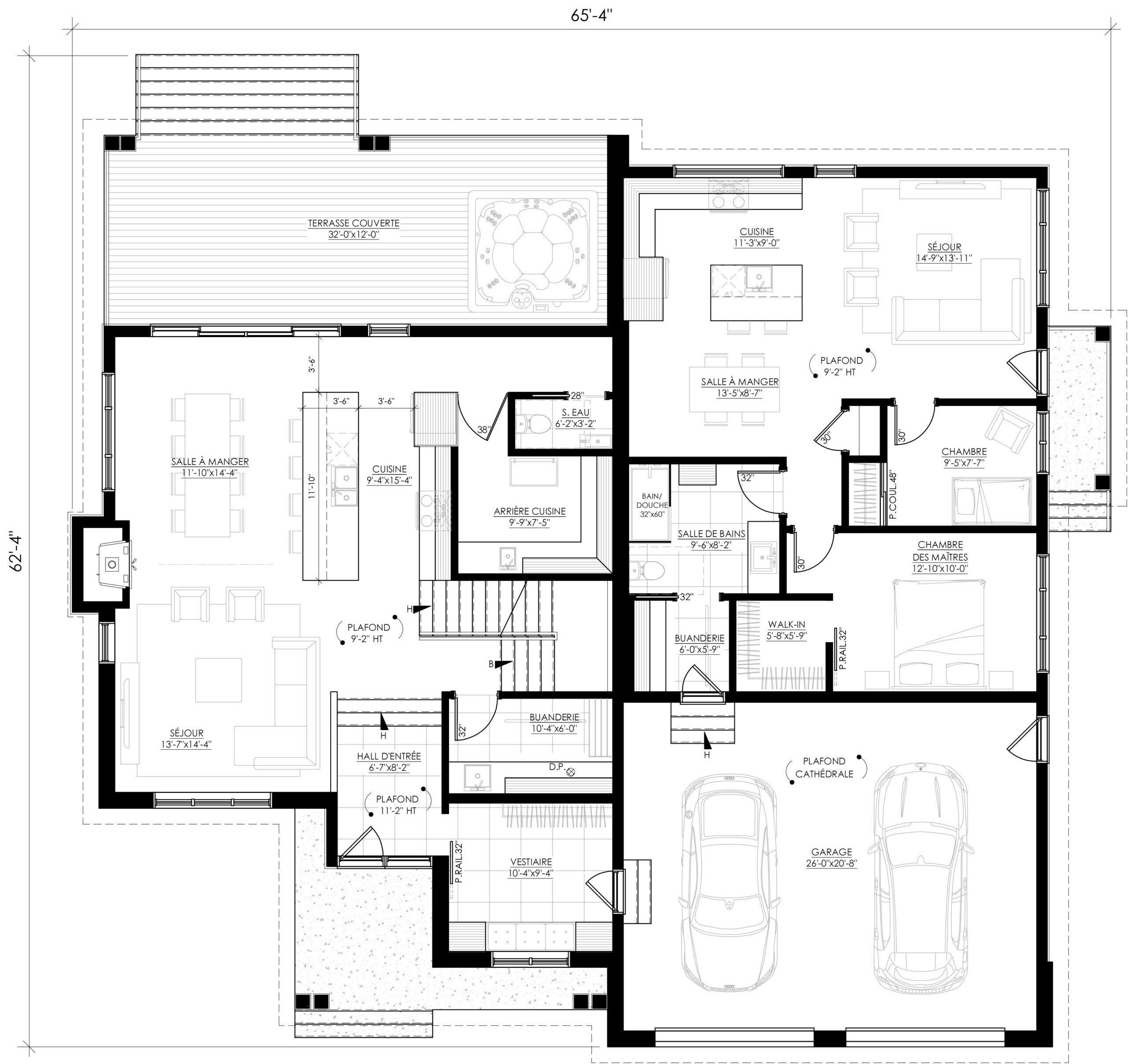 Plan du Rez-De-Chaussée