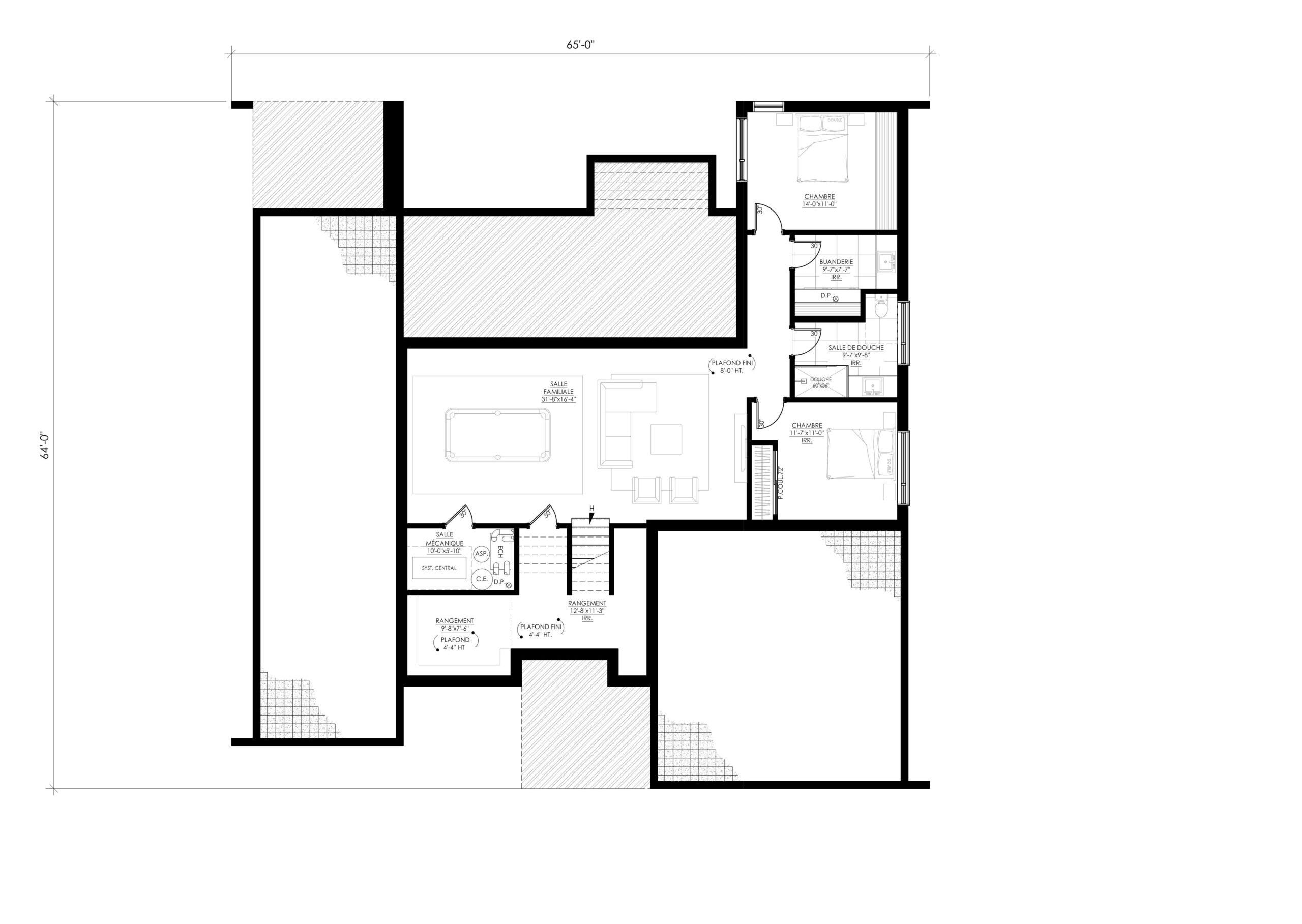 Plan du Sous-sol
