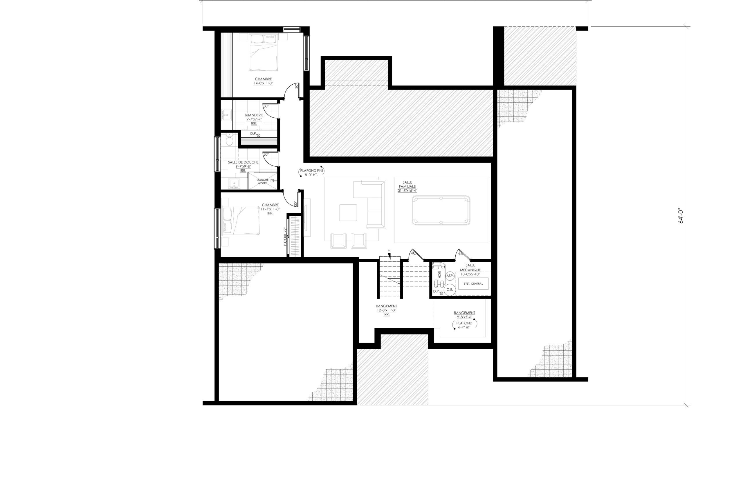 Plan du Sous-sol