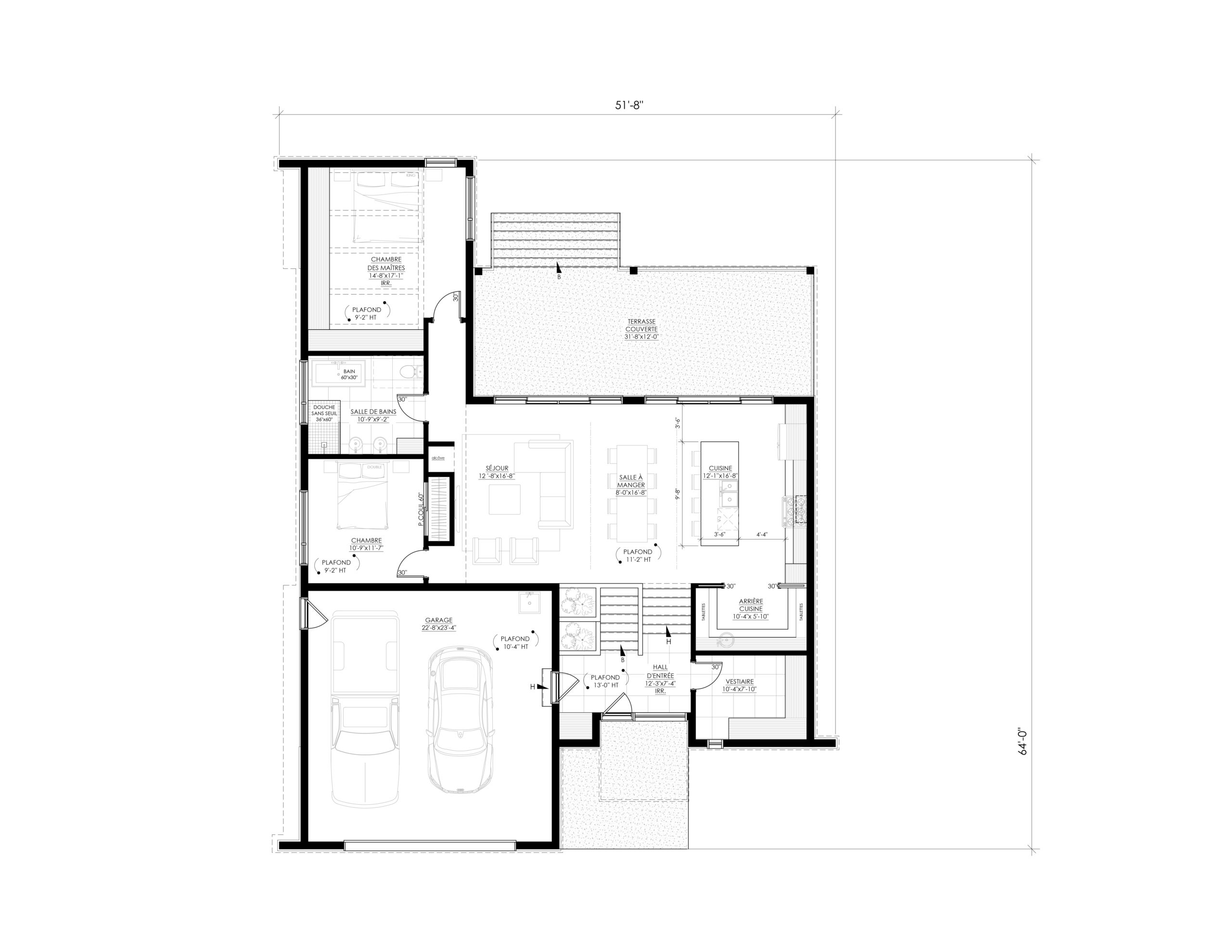 Plan du rez-de-chaussée