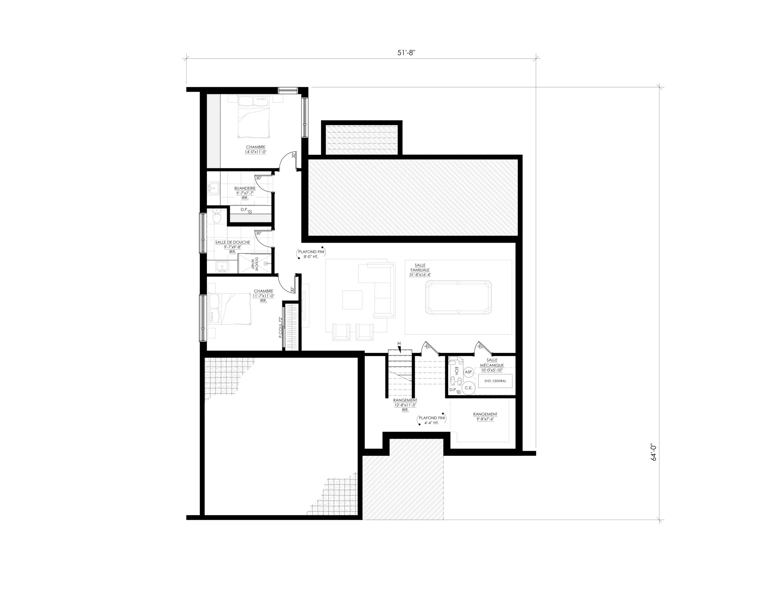 Plan du sous-sol