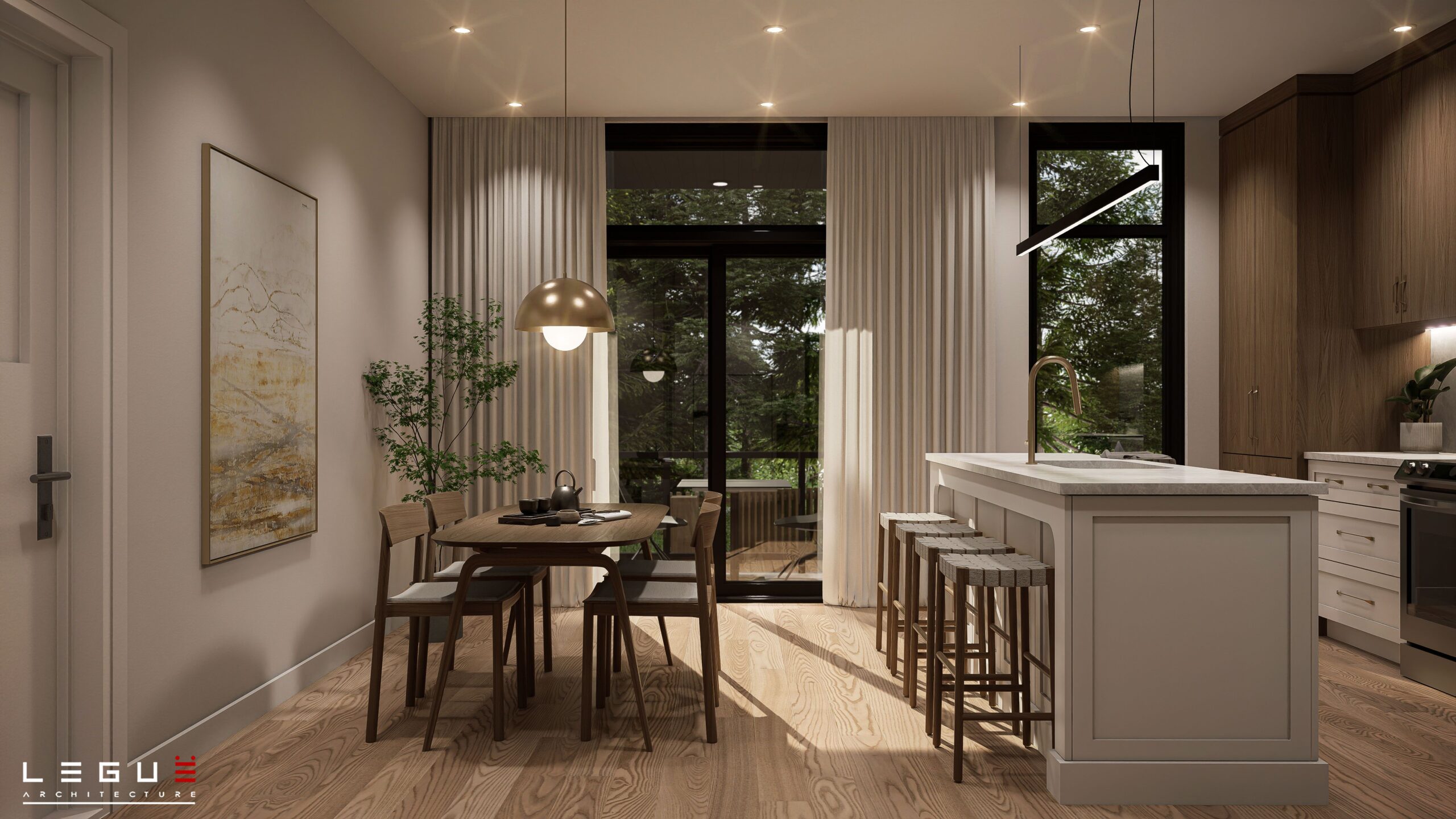 Salle à manger bigénération