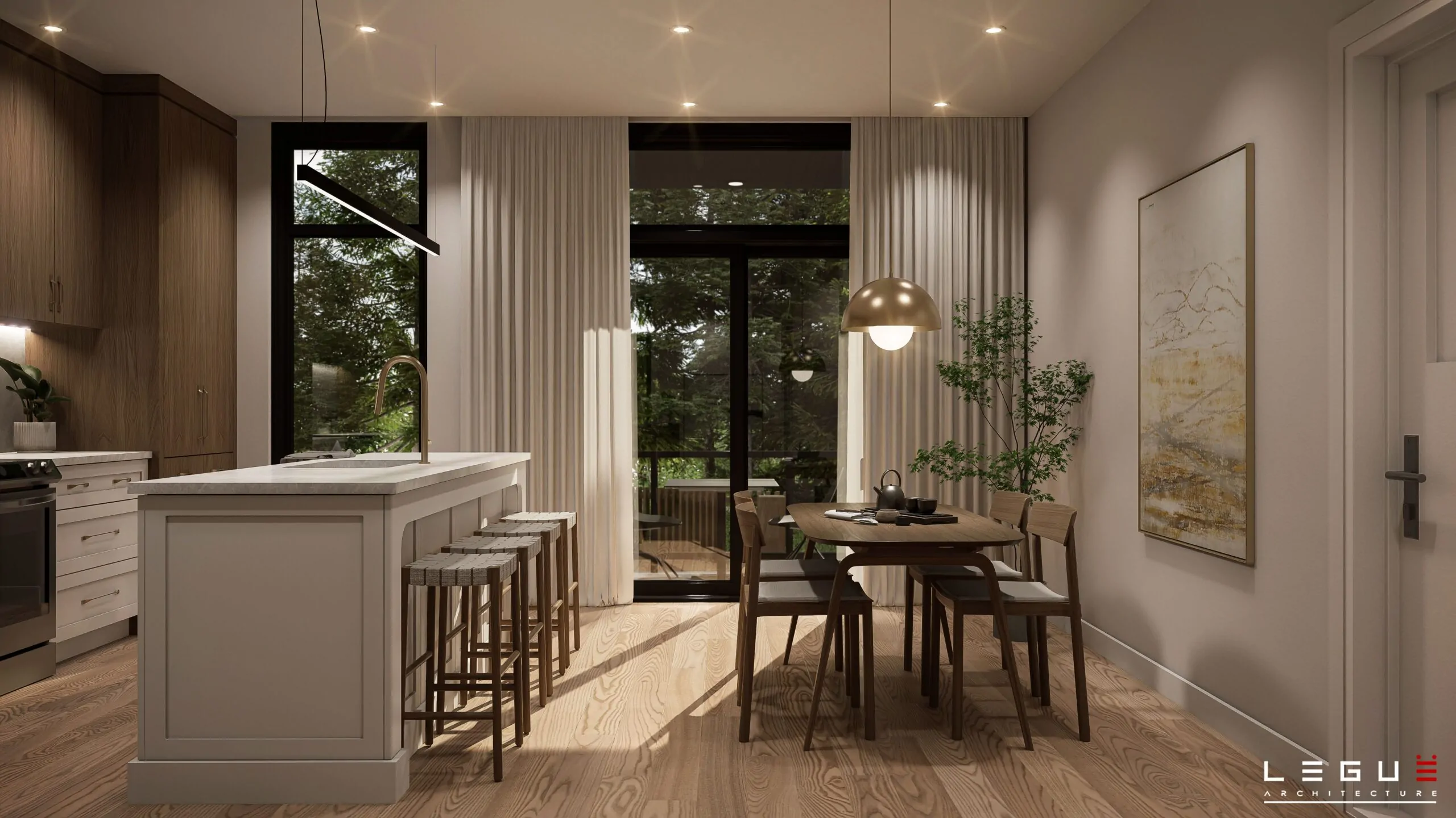 Salle à manger bigénération