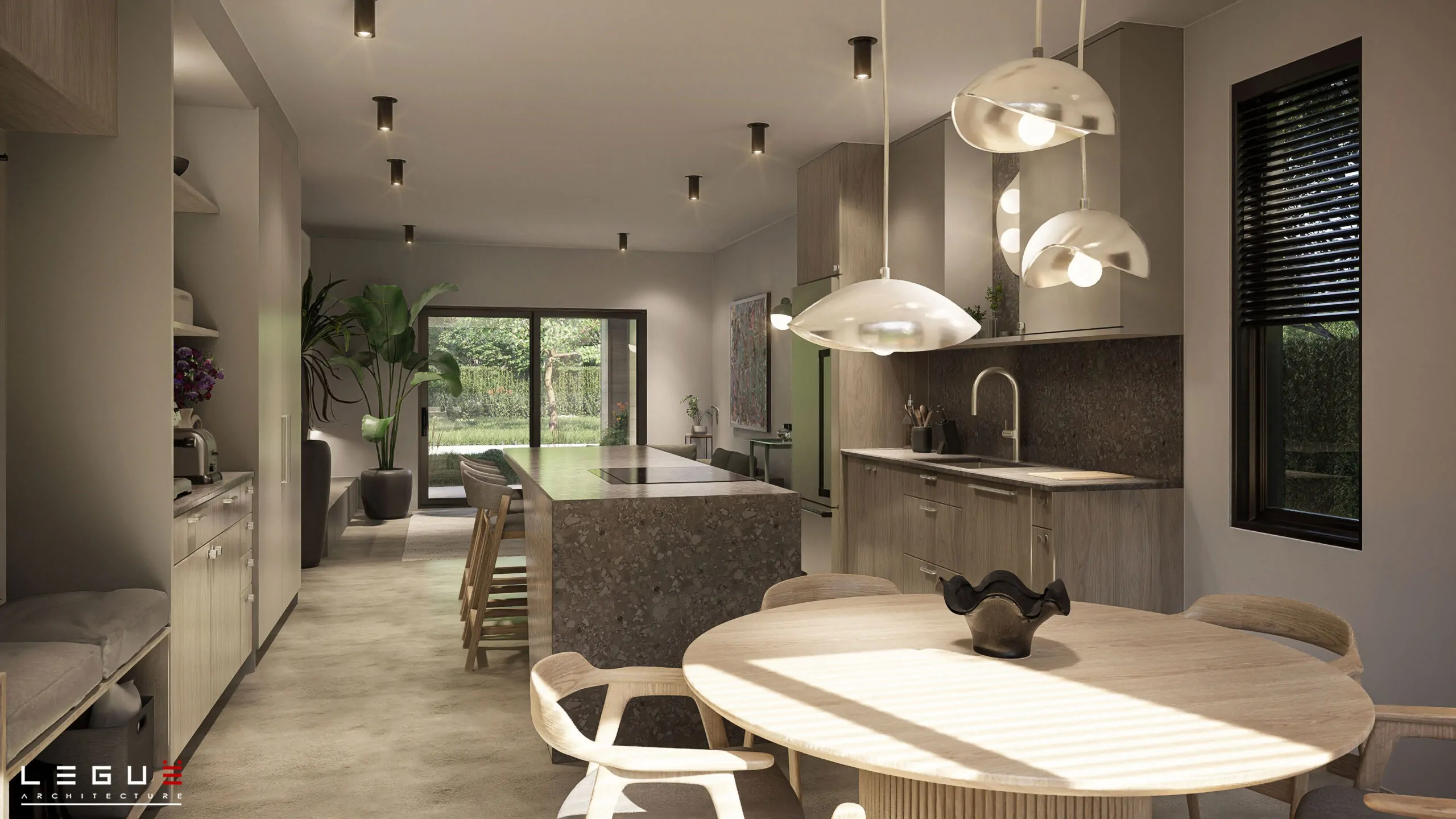 Salle à manger bigénération